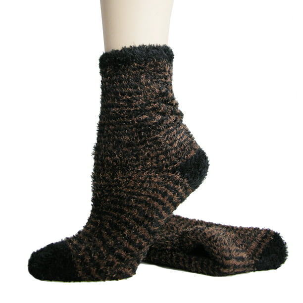 Details about   Lamb Wool Winter Socks Womens Patterned Black Brown Gift Stocking Stuff New